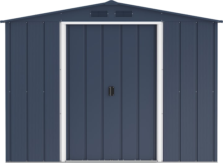 Produktbild Tepro Gerätehaus Eco 8x6, anthrazit/weiss