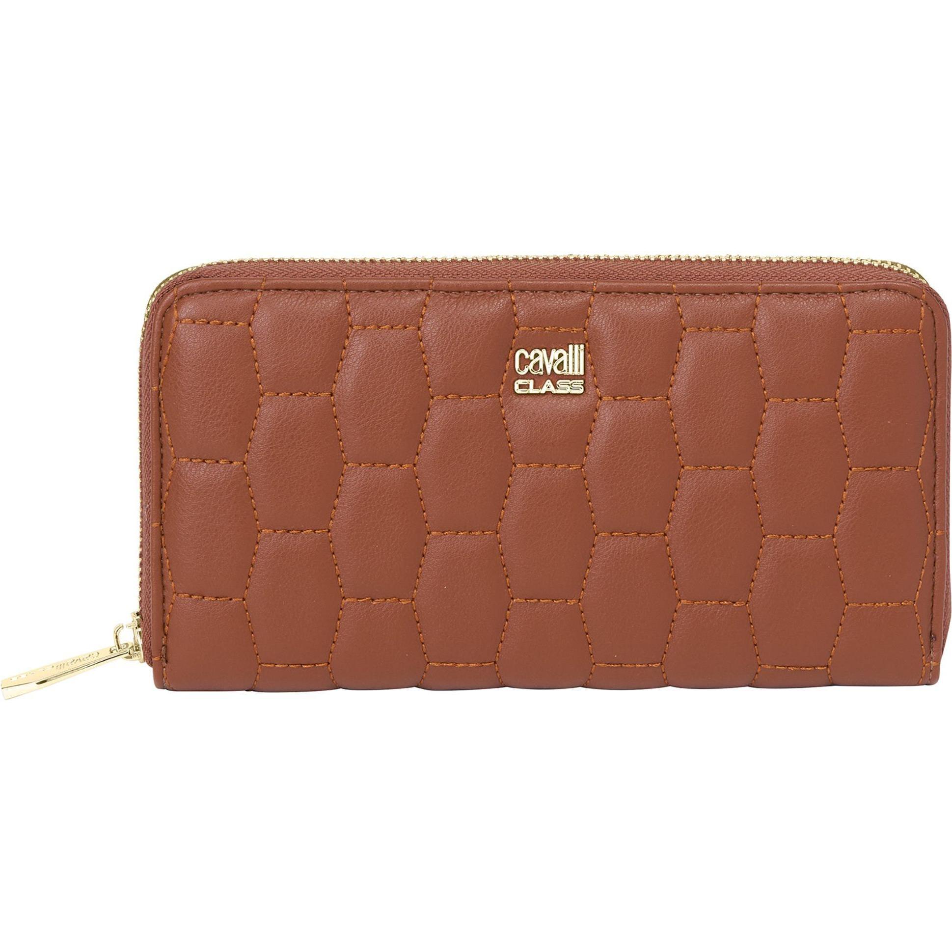 Cavalli Class, Damen, Portemonnaie, Geldbörse 19.5 cm, Braun