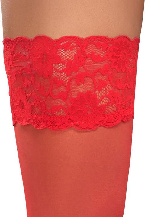 Actual product image Cottelli Collection Halterless Stockings (M)