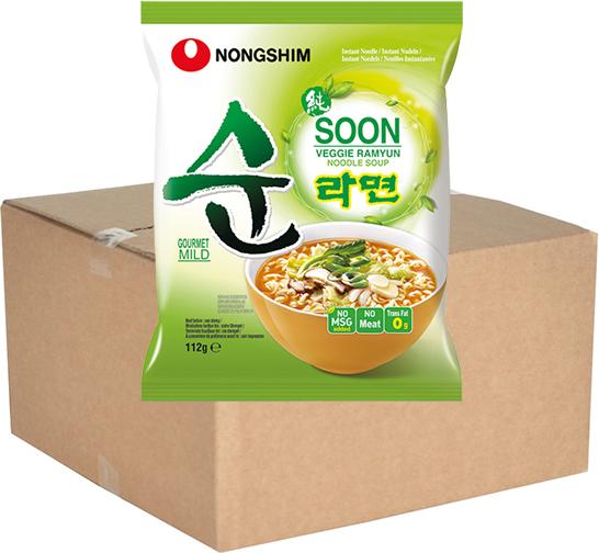 Actual product image Nongshim Soon Veggie Ramyeon (2240 g)