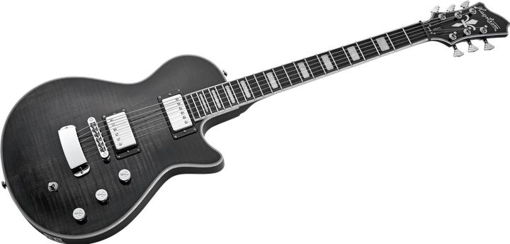 Actual product image Hagstrom Electric Guitar, Ultra Max, Dark Storm Burst Gloss (Electric guitar, Maple wood, Mahogany)