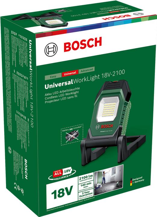 Produktbild Bosch Home & Garden Akku-LED-Arbeitsleuchte (2100 lm)