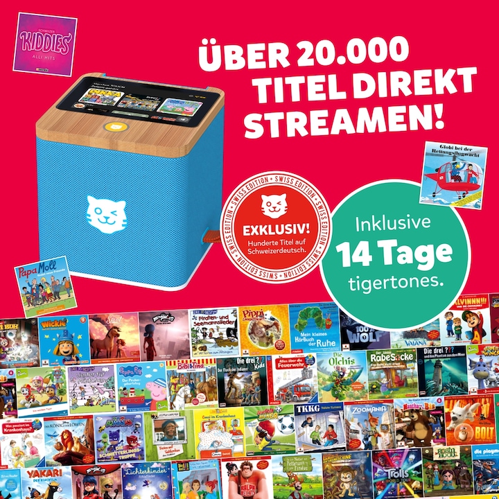 Actual product image Tigermedia Tigerbox Touch Plus - Swiss-Edition (German)