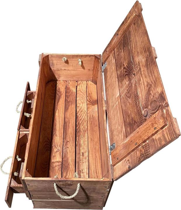Produktbild Holz Zollhaus Truhe Vintage (43 cm, 133.99 l, 1x)