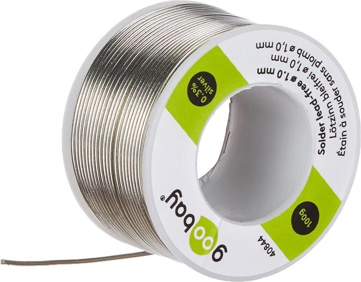 Actual product image Goobay Professional lead-free solder, ø 1.0 mm, 100 g (Solder)