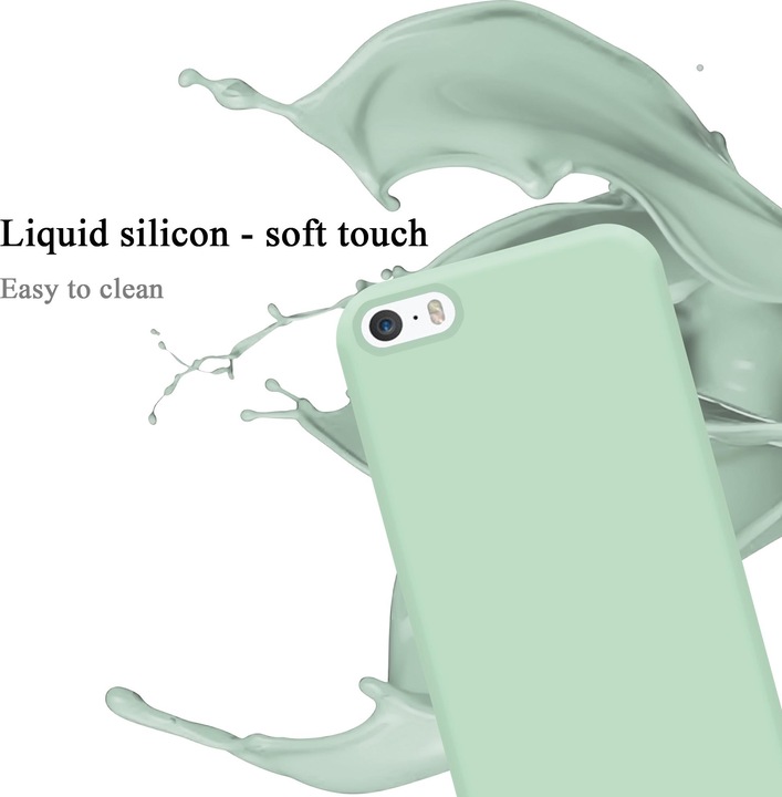 Immagine prodotto Cadorabo Copertura della cassa del silicone liquido TPU (Apple iPhone 5)
