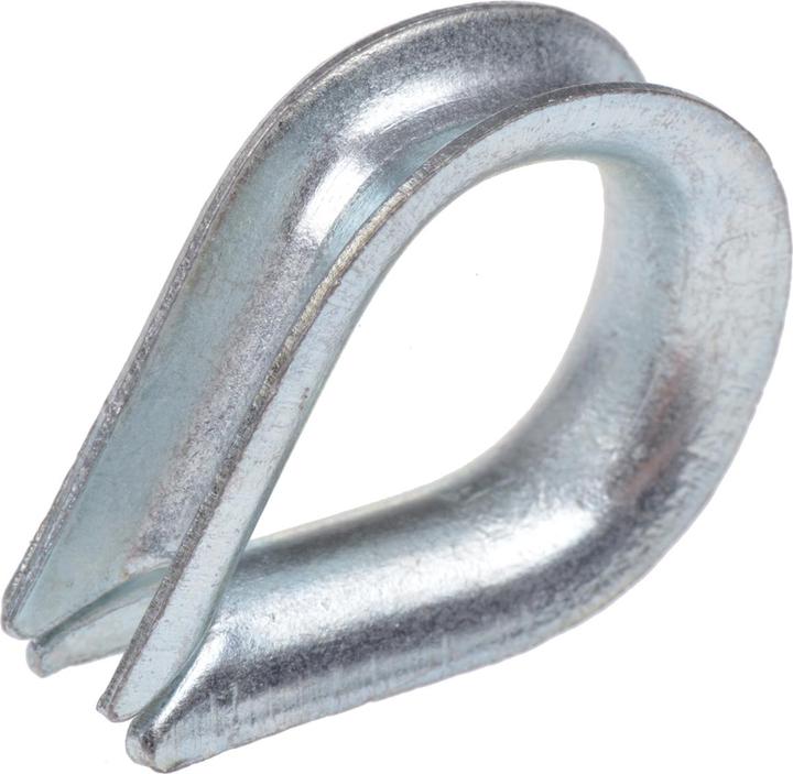 Actual product image RS PRO Galvanised wire rope thimble,4/5mm dia