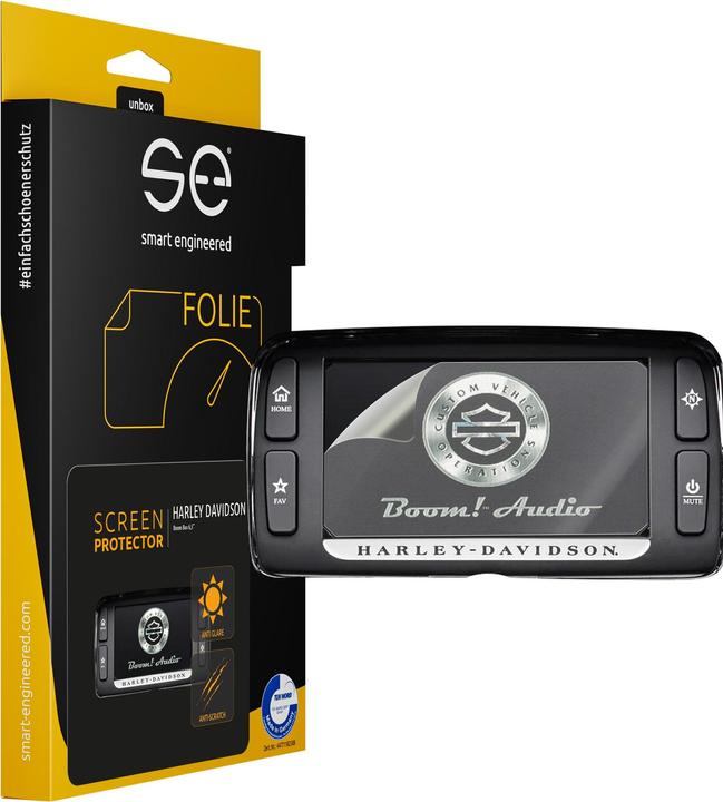 Actual product image Smart Engineered se Anti-reflective protective film for Harley Davidson Boom Box 6.5 (PU 2) (Cover)
