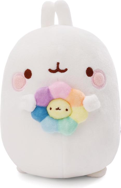 Image du produit NICI Molang mit Regenbogenblume (24 cm)