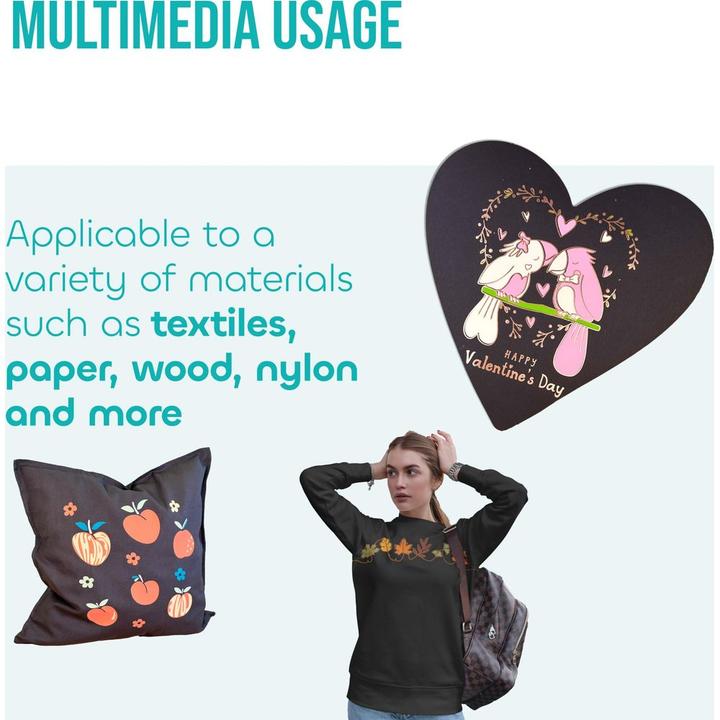 Produktbild Poli-tape Aufbügelfolie Herbst A4, mehrfarbig, 5 Stück (140 g/m², 5x)