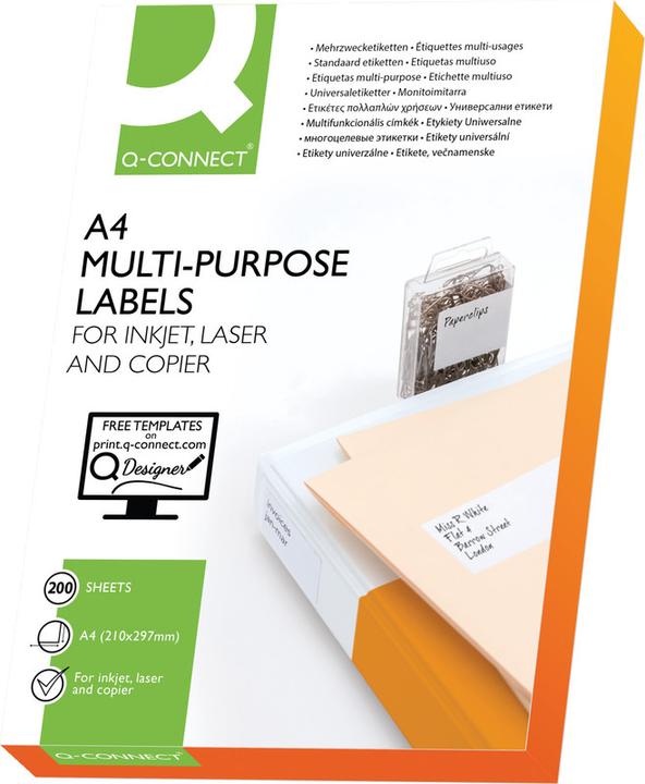 Produktbild Q-Connect Etiketten