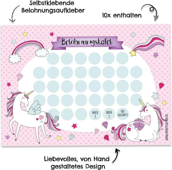 Image du produit Papierdrachen Kit de récompenses 7 - Licorne