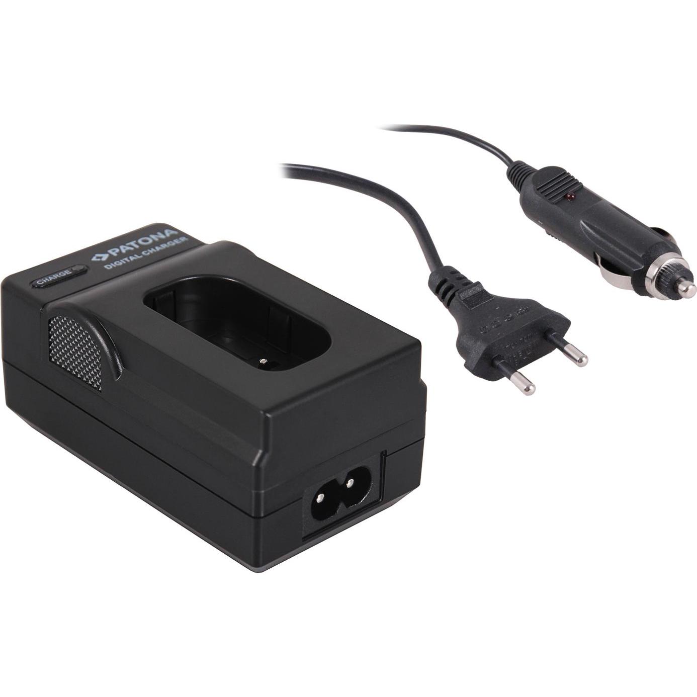 Patona Caricabatterie 2 in 1 per Panasonic DMW-BLJ31 Lumix DC-S1 DC-S1R DC-S1H (Caricabatterie per fotocamere), Alimentatore fotocamera