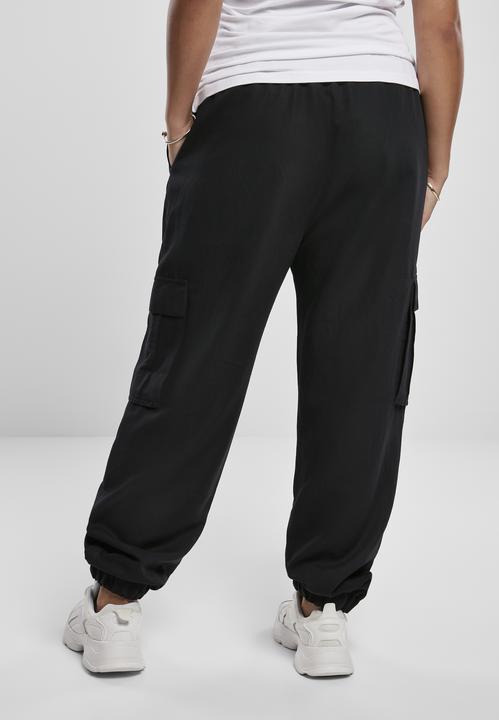 Actual product image Urban Classics Ladies Viscose Twill Cargo Pants (L)