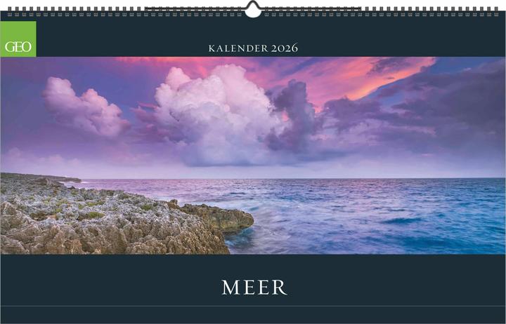 Produktbild Neumann GEO Meer 2026 - Wand-Kalender - Reise-Kalender - Poster-Kalender - 58x36 (58 x 36 cm)