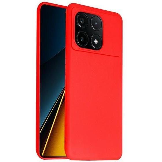 Beline Custodia Candy Xiaomi Poco X6 Pro czerwony/rosso (Xiaomi Poco X6 Pro), Cover smartphone, Rosso