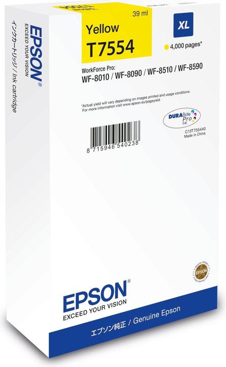 Epson WF-8xxx Series Ink Cartridge XL YL (Y)