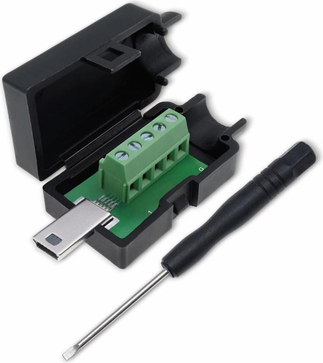 Immagine prodotto Quadrios Set di spine modulari Mini-USB 2.0, spina di tipo B, dritta 2001C206 Contenuto: 1 pezzo.