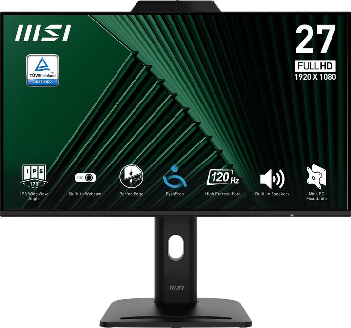 Produktbild MSI PRO MP272PMG 69cm (27") IPS FHD 120Hz 4ms (1920 x 1080 Pixel, 27")