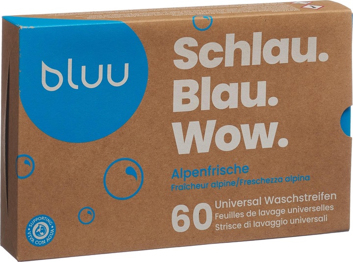 Image du produit bluu Bande de lavage universelle (60 Cycles de lavage, Lingettes)