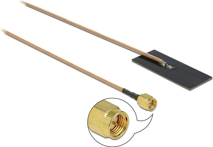 Immagine prodotto Delock Antenna WLAN SMA per incollaggio, 1.2dBi (WiFi)