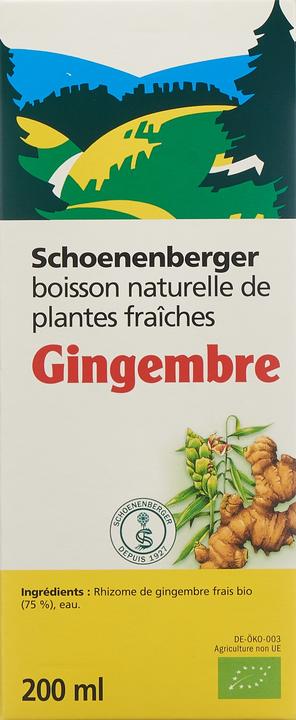 Produktbild Schönenberger Ingwer naturreiner Frischpflanzentrunk Bio Saft (1 Stück, Flüssigkeit, 436 g)