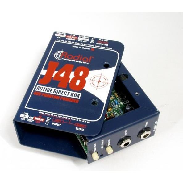 Radial J48-MK2 actieve DI box phantom powered (DI Box), Effektgerät