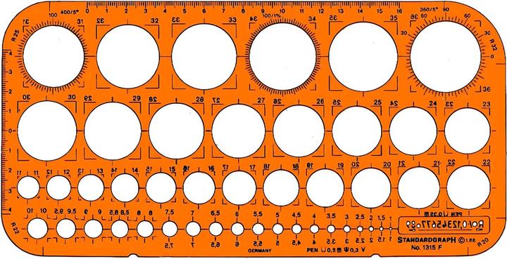 Productafbeelding Cirkelsjabloon (26 cm)