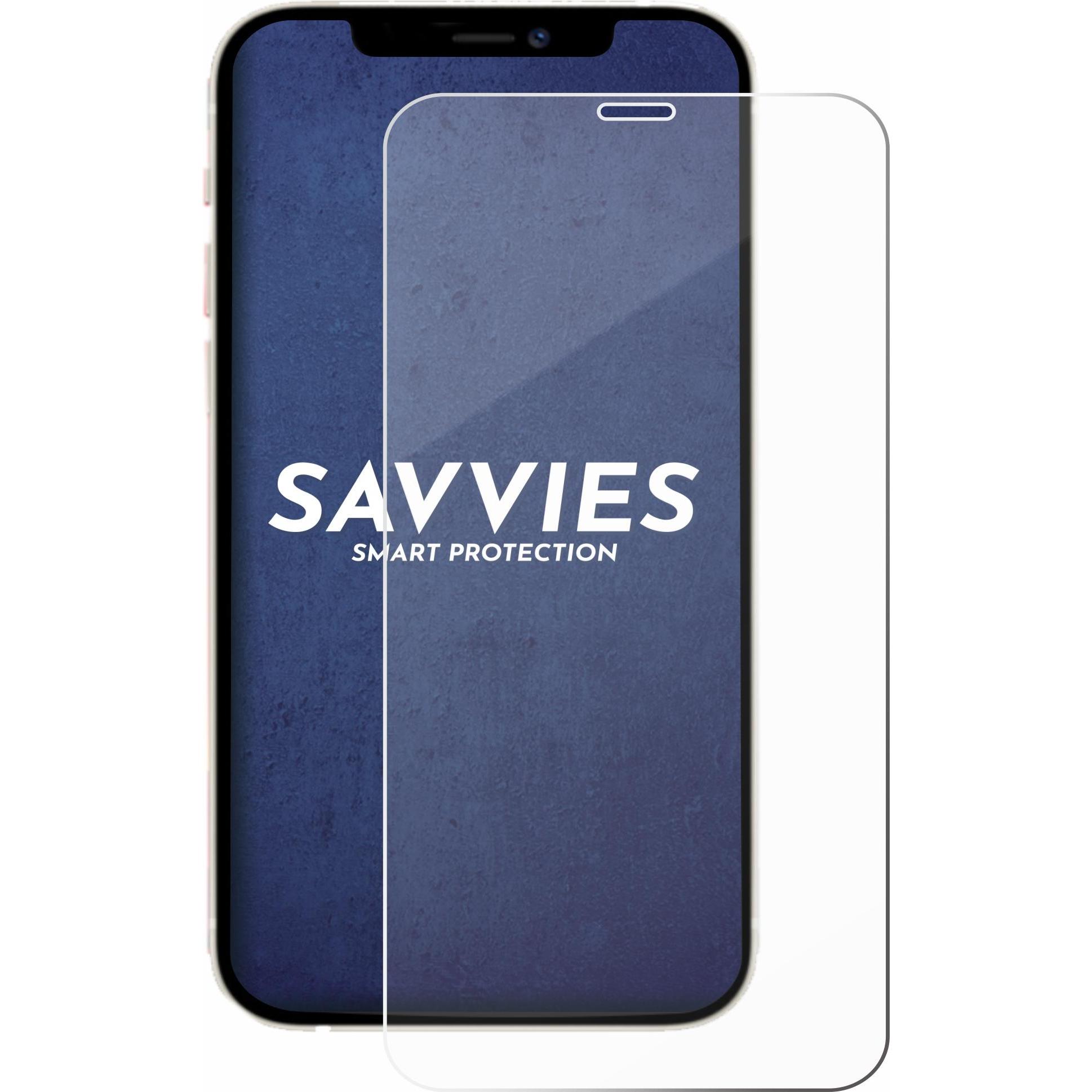 Thumbnail - Savvies Panzerglas Hartglas Displayschutz (1 Stück, Apple iPhone 12), Smartphone Schutzfolie, Transparent