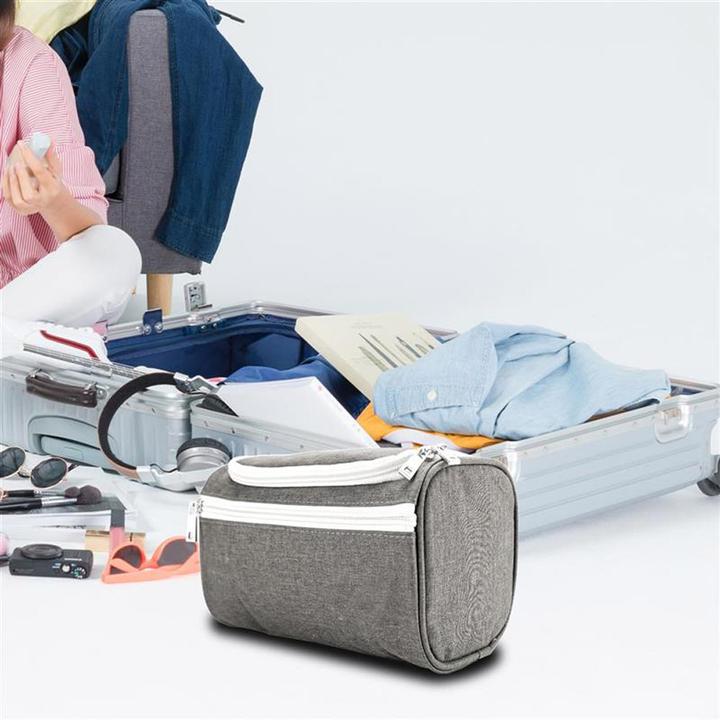 Actual product image Intirilife Toilet bag in GREY