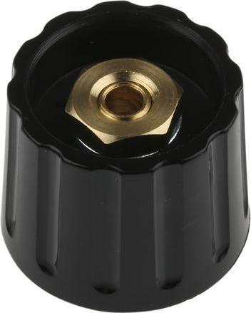 Produktbild RS PRO Drehknopf 21mm sw Welle 6,35mm o. Str.