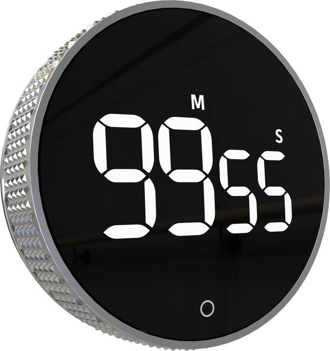 Produktbild Dayhome Digitaler Timer/Stoppuhr YT6712-SR, mit Magnet, silber