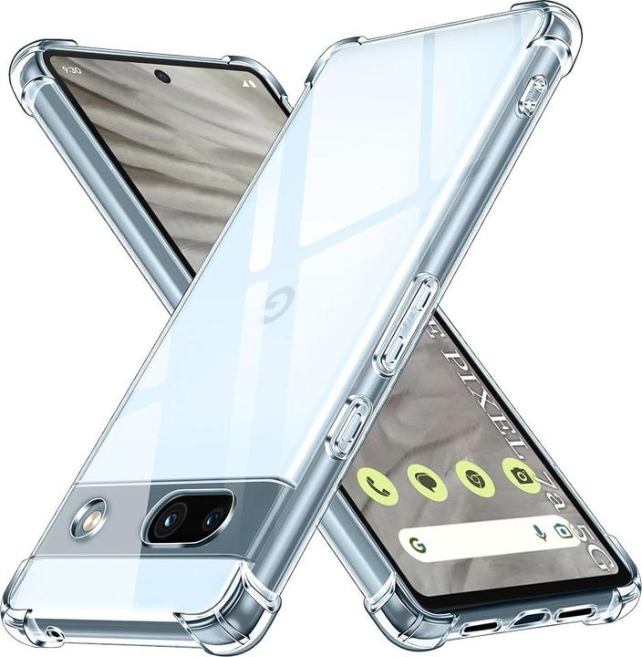 Produktbild Techsuit - Shockproof Clear Silicone - Google Pixel 7a - Clear (Google Pixel 7a)
