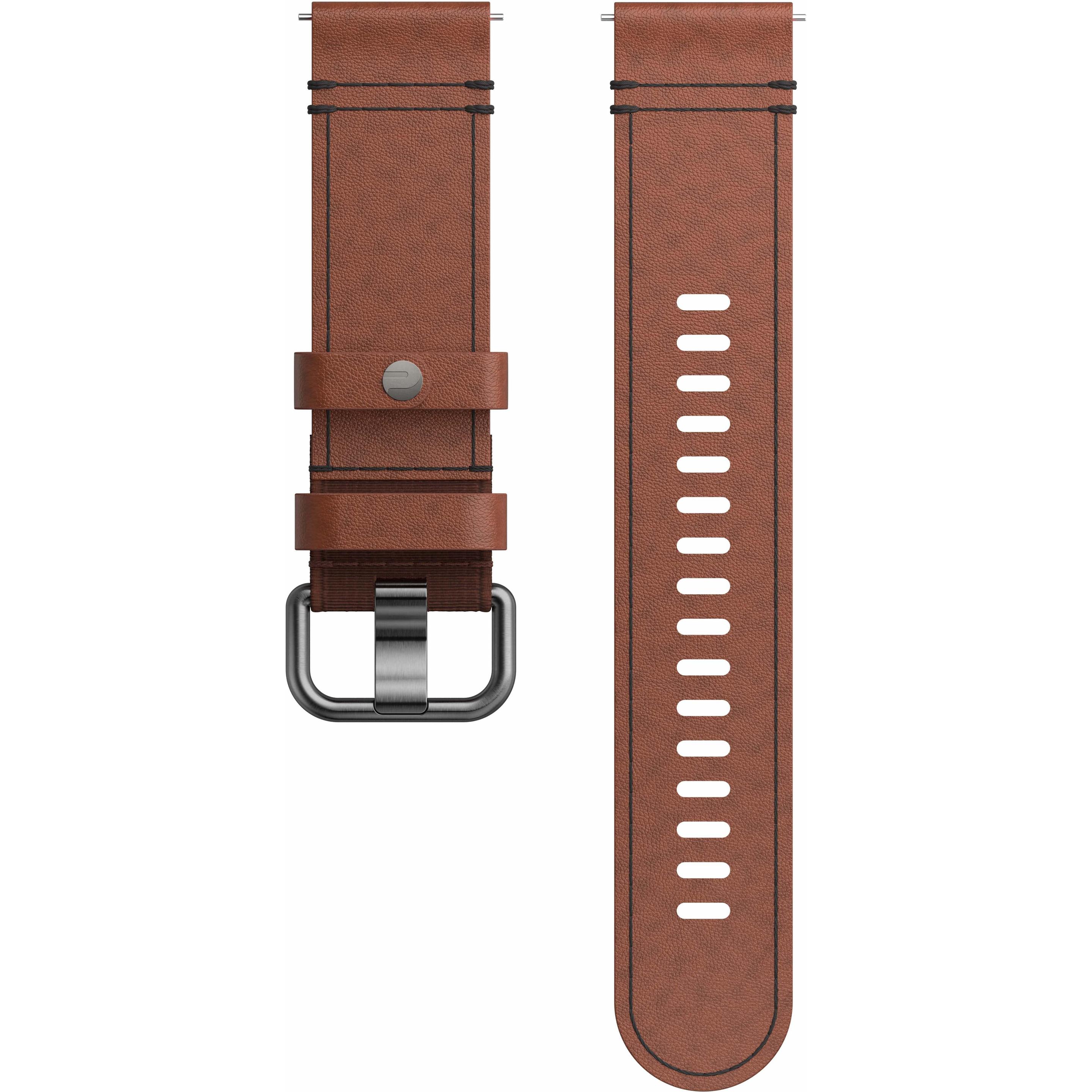 Polar Bracciale (22 mm, Ecopelle), Cinturini per orologi, Marrone