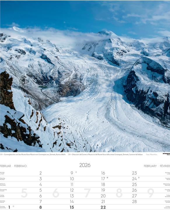 Produktbild Alpen Kalender 2026