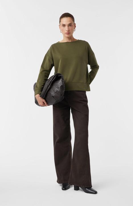 Produktbild Comma Sweatshirt Weiches Sweatshirt mit seitlichen Schlitzen (36)