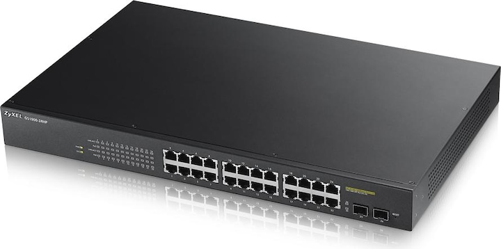 Actual product image Zyxel Gs1900-24hp (26 Ports)