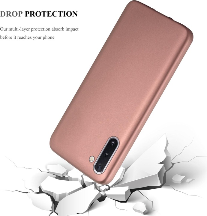 Produktbild Cadorabo TPU Matt Metallic Cover (Samsung Galaxy Note 10)