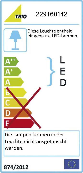 Etichetta energetica Trio Tevere (210 lm, IP54)