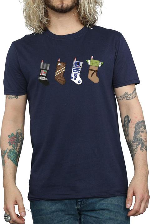 Immagine prodotto Star Wars Christmas Stockings Maglietta Uomo (L)
