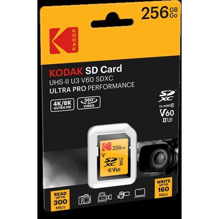 Produktbild Kodak SD 256GB UHS-II U3 V60 Ultra Pro (256 GB, SDXC, U3, UHS-II)