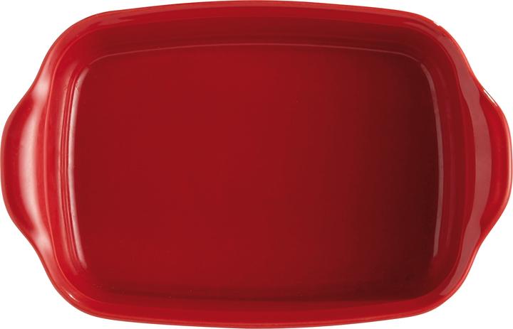 Produktbild Emile Henry Plat à gratin rectangulaire 22 x 14,5cm - 0,7L - 1 pers - Rouge grand cru