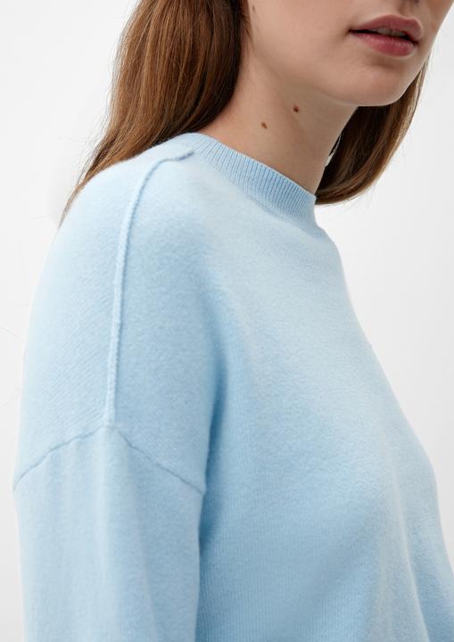 Actual product image s.Oliver Strickpullover Pullover mit geschlitztem Ärmelsaum (34)