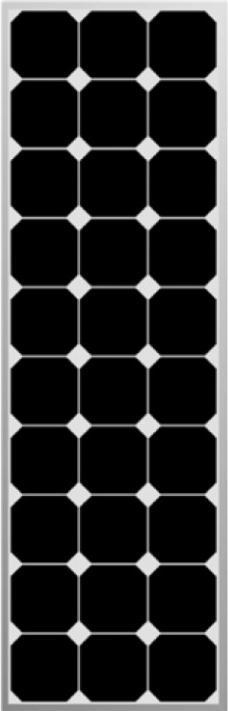 DC Solar Solarmodul CS-100 / SPR110 (110 W, 7 kg)
