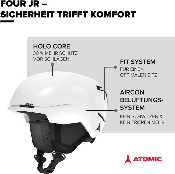 Produktbild Atomic FOUR JR White (51 - 55 cm)