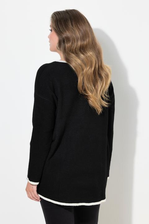 Produktbild Miamoda Pullover, bequeme Passform, Herz-Motiv (46, 48)