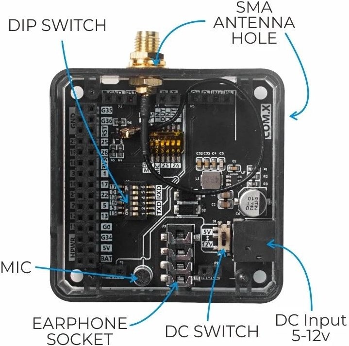 Actual product image M5Stack COM LTE 4G Module SIM7600G