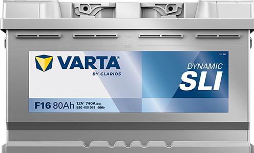 Actual product image Varta Blue Dynamic F16 (12 V, 80 Ah, 740 A)