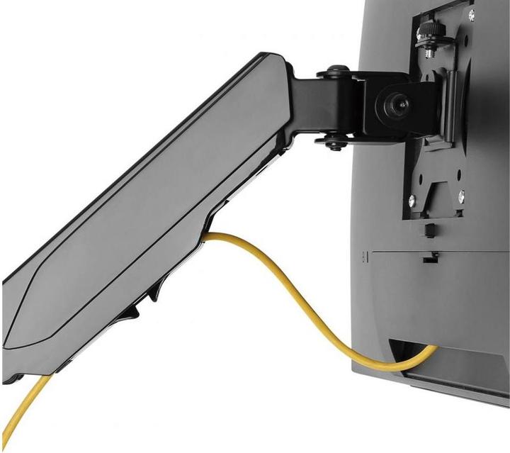 Produktbild Techly Klammer für LCD TV (einstellbarer Arm) - Schwarz - Bildschirmgrösse: 43.2-81.3 cm (Wand, 32.01", 8 kg)