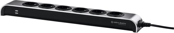 Produktbild Oehlbach Listwa zasilająca 6 gniazd 2x USB (6 x, USB, 1.50 m)